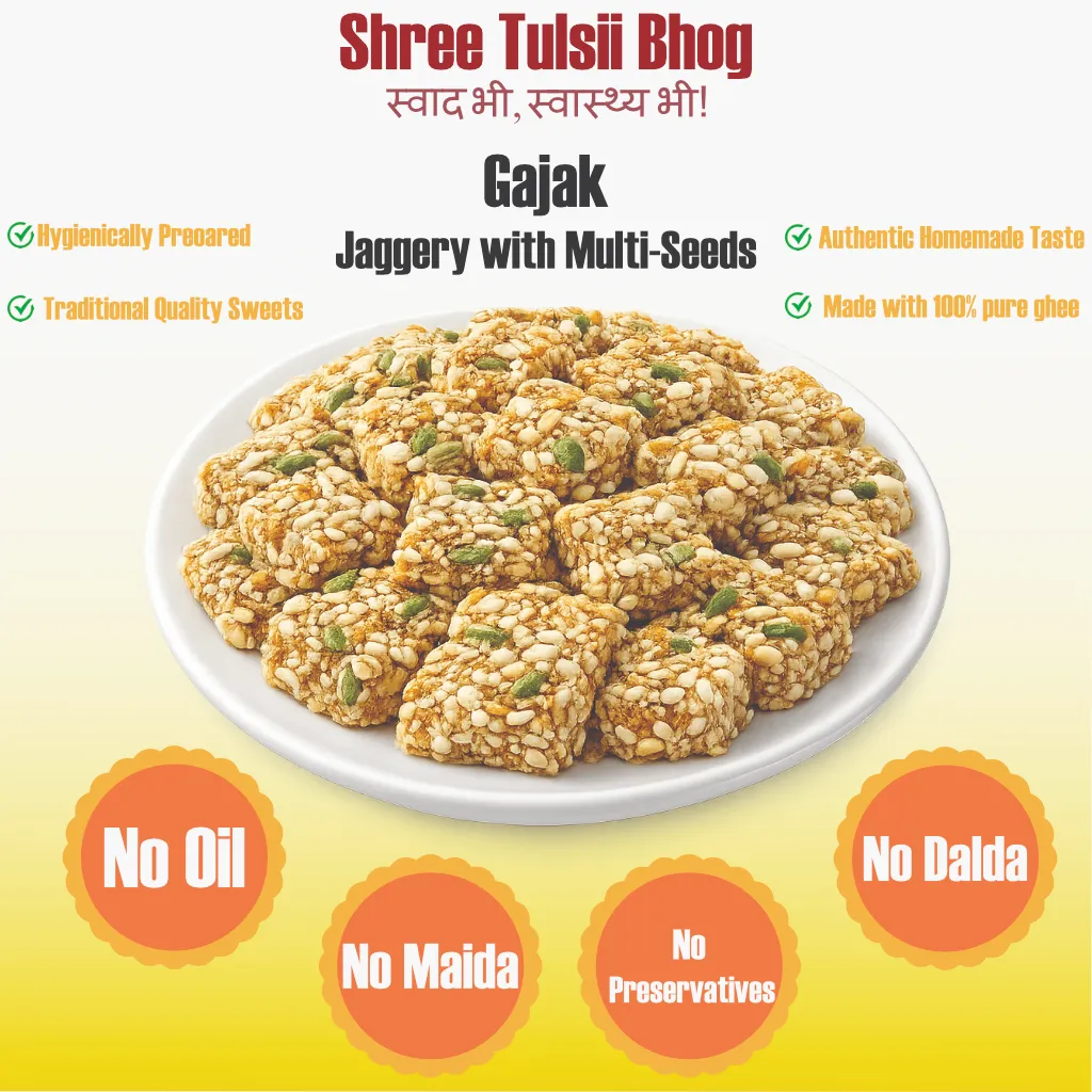 Gajak : Jaggery with Multiseeds